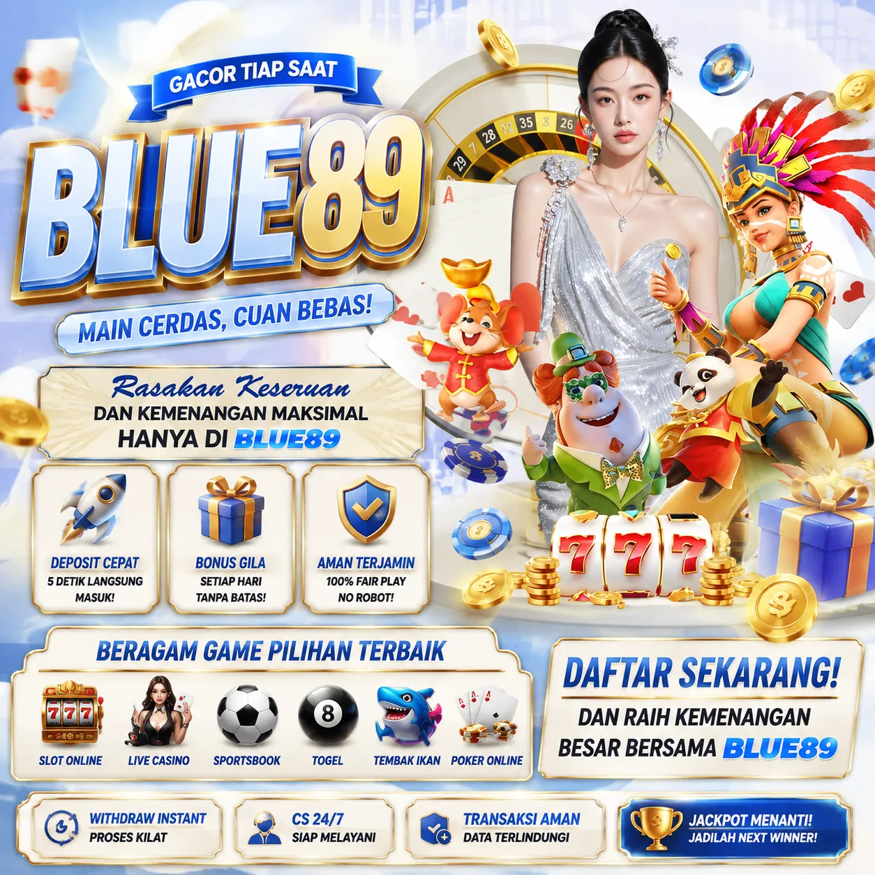 BLUE89 Banner